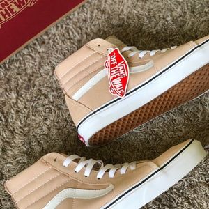 Vans Sk8-Hi Frappe true white shoe